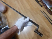 Ciekawy Długi Bagnet , Oryginał 100 %, Super Stan !