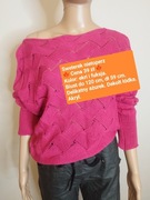 Sweterek nietoperz OSTATNIA FUKSJA!