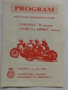 II liga 91  Polonia II  bdg Sparta Wrocław żużel speedway 