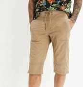 2^ bpc spodenki bojówki bermudy z bawełny w gumkę 52 EUR 68_ pas do 136 