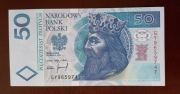 50 zł złotych - 1994 r. -  seria GY 9659747 - stan 1-