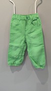 minymo dziecięce spodnie zielone rozmiar 74 