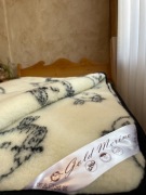 Koc 100% z wełny owczej Merino