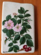 Marmurowa, |ręcznie malowana deseczka. 