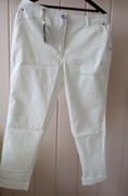 Spodnie 3/4 rybaczki ecru Bonprix rozm.40