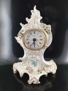 Porcelanowy zegar Sitzendorf Turyngia 