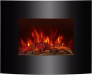 KOMINEK ELEKTRYCZNY PANORAMICZNY ARDES ŚCIENNY DO ZABUDOWY