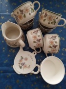 autumn leaves angielskie FILIŻANKI, MLECZNIK, CUKIERNICA, TALERZYK...