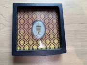 Jaja Faberge Jajo zdobione niebieskimi pasami srebro 999 Niue 2021