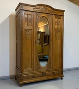 WYTWORNA GARDEROBA-SZAFA SECESJA VINTAGE STAN BDB DOSTAWA CAŁA  PL