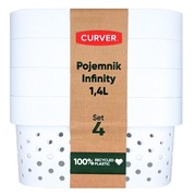 Pojemnik Infinity, poj. 1,4l, biały, Curver
