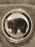 Srebrna moneta 1 oz Wombat 2022