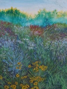 Tempera Obraz Łąka 