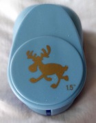 Dziurkacz ozdobny scrap renifer 2,5 cm wykrojnik