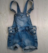 Jeansowe ogrodniczki H&M  rozm. 104