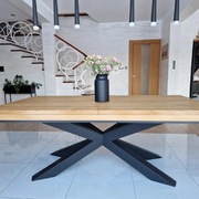 Stol debowy rozkladany,  stół drewniany loft nowoczesny