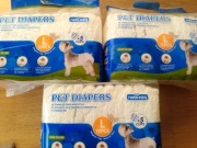 pieluchy jednorazowe dla suczek, rozmiar L