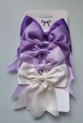 5 szt zestaw kokardek do włosów fioletowe 