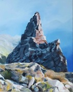 "Tatry, Mnich 2022" 40x50 obraz ręcznie malowany