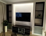 Komplet mebli do salonu Półki + komoda stan bdb!