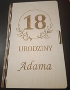 Pudełko na pieniądze na 18