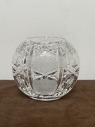 Stary Masywny Kryształowy Wazon z Prl