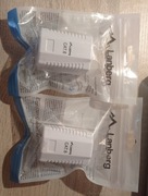 2x Gniazdo natykowe kat.6 RJ45 Lanberg