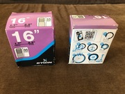 Nowa dętka rowerowa BTWIN 16" 1,7/2,2 (44-57 mm) - 2 sztuki