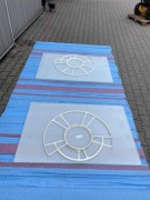 Szklane obrotowe podstawy pod TV IKEA OBSERVATOR 2 sztuki