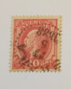 Szwecja 10 Öre Oscar II (1885–1891) – z datą 1888, używany, klasyk