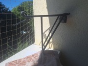 Bagażnik tył + lampka pod koła 28"  Aluminium Uszkodzony