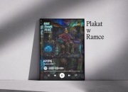 Plakat Quebonafide hype Plakat w ramce 30x40