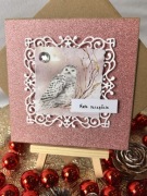 KARTKA ŚWIĄTECZNA handmade w kopercie - personalizowana, ręcznie robiona