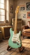 Fender Vintera Road Worn ’50s Stratocaster MN Surf Green Stan idealny