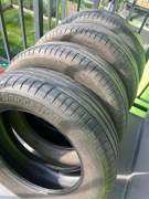 Used tyres set of 4 Bridgestone 215 60 17