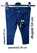 GUESS Spodnie granatowe jeans rozmiar 98 cm