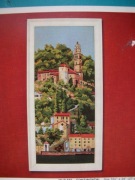 Obraz Haft gobelinowy - Stare miasto częściowo wyszyty + nici 