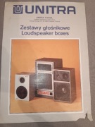 UNITRA Tonsil zestawy głośnikowe, ulotka reklamowa.