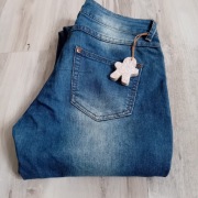 Spodnie Sinsay JAK NOWE z bardzo fajnym szyciem . Rozm 36.  