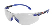Okulary ochronne bezbarwne 3M Solus S1101SGAF - oprawka niebieska
