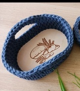 Koszyk na pieczywo ze sznurka szydełko