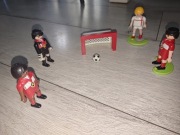 Playmobil piłkarze piłkarze bramka figurki