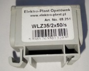 Listwa zaciskowa AL/CU 2,5-50 miedź aluminium 