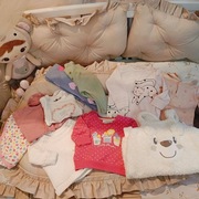 Zestaw ubranek niemowlęcych bluzeczki pajacyki body rozmiar 56