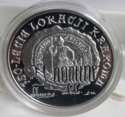 10 zł 2007  750-LECIE LOKACJI KRAKOWA  miasto lokacyjne  Ag 925  UNC