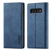 Etui Samsung Galaxy S10 skórzane, granatowe, LC.IMEEKE 