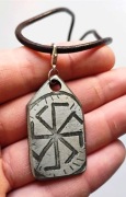 Trawiony amulet słowiański