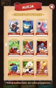 Zestaw kart „Alicja” Coin Master (1x karta)