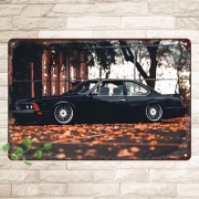Metalowy Plakat BMW E24 Kultowe Auta Blacha 20 x 30 cm