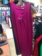 Fioletowa sukienka biust 120 na ramiączka uniwersalna do